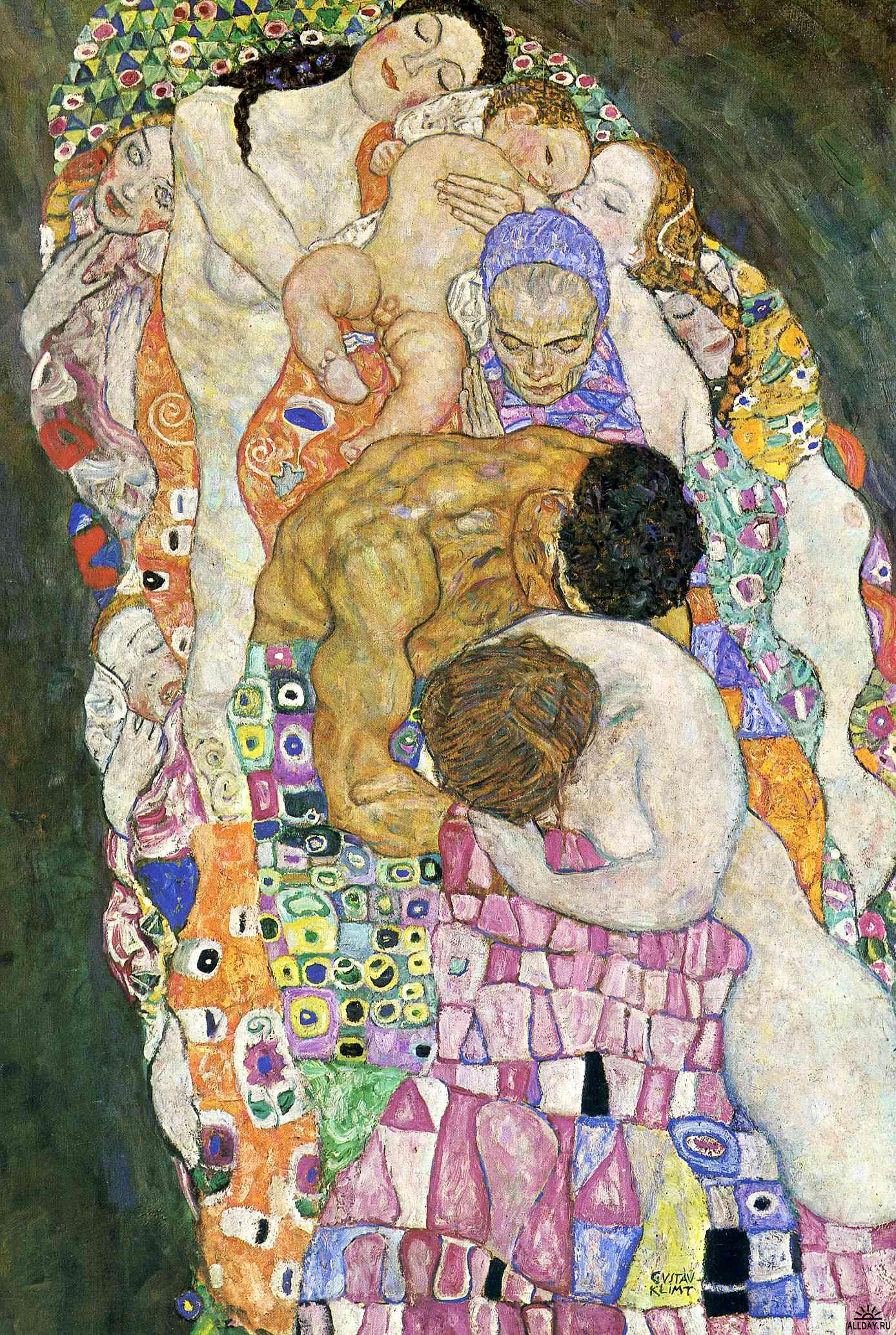 Gustav Klimt - Death and Life 1916